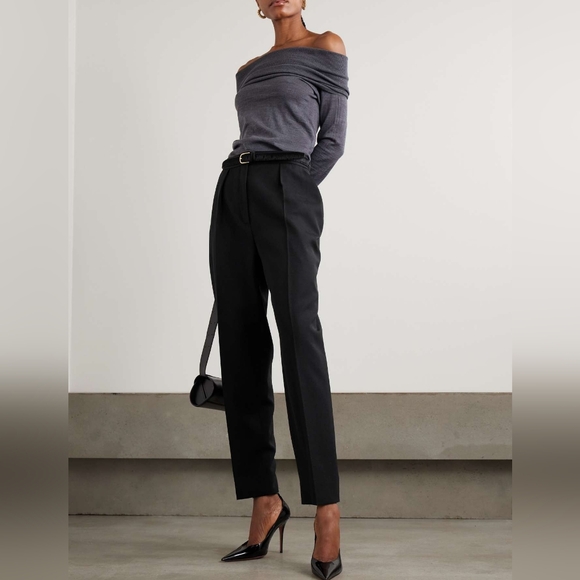 《 Balmain 》Vintage Pleated Wool Trousers - Picture 1 of 8